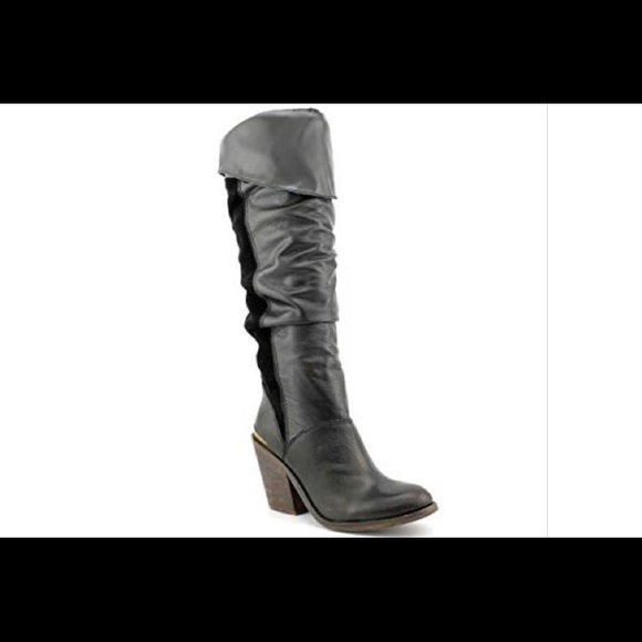 Lucky Brand Shoes - Lucky Brand Women’s Leather/Suede High Heel Boot
